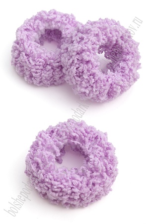 Резинки для волос светящиеся в темноте 5 см (5 шт) SF-7040, сиреневый №3