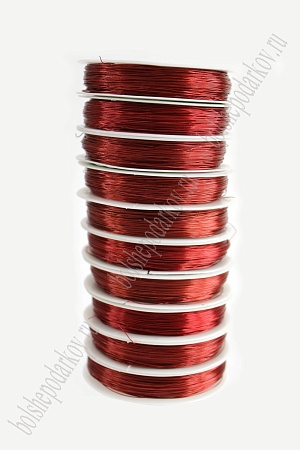 Проволока 0,3 мм*50 м (10 шт) SF-900,  красный