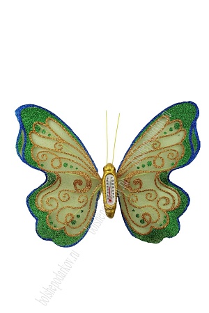 Магнит бабочка с термометром А (12 шт)