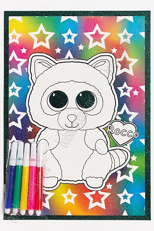 Раскраска глиттерная с фломастерами 17,5*25 см (SF-5670) №2