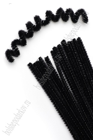 Проволока синельная 100 шт (SF-3311) черный №А028