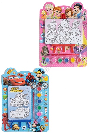 Набор для раскрашивания с мольбертом &quot;Мультик&quot; (SF-5564) в ассортименте