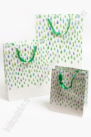 Пакет &quot;Капли&quot; 25*32*11 см (12 шт) SF-7111, №2 (NPD208)