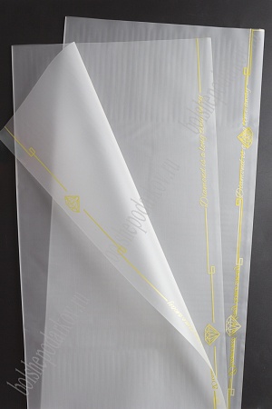 Пленка матовая для цветов &quot;Алмаз&quot; 58*58 см (20 шт) SF-2358, прозрачный