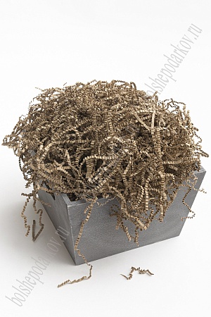 Наполнитель бумажный 3 мм (1 кг) коричневый