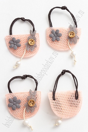 Патч тканевый &quot;Сумочка&quot; 5*3,7 см (5 шт) SF-2979, персиковый