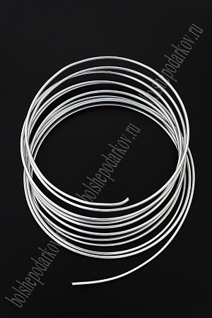 Проволока 2 мм*3 м (SF-906) серебро №1