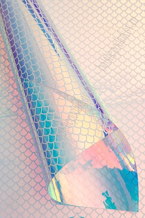 Пленка ПВХ &quot;Чешуя&quot; А4 (5 листов) SF-6055, хамелеон №9