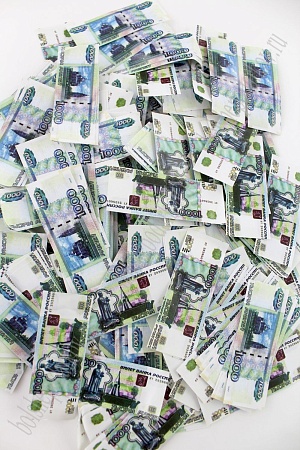Муляж декоративный 6*2 см &quot;1000 рублей&quot; (50 гр) Q31-1