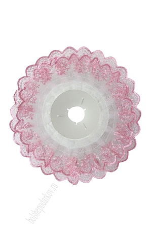 Манжетка для букета из кружева (SF-4273) розовый