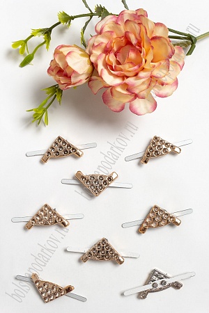 Пряжка декоративная 24*15 мм (50 шт) SF-4459, золото