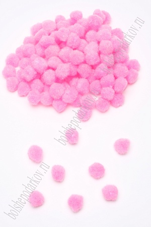 Помпоны 15 мм (200 шт) SF-1164, розовый