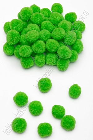 Помпоны 25 мм (100 шт) SF-1166, салатовый