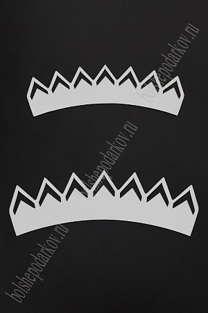Набор пластиковых шаблонов 1 мм &quot;Корона №6&quot;