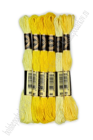 Набор ниток мулине (6 шт) SF-4104, №80