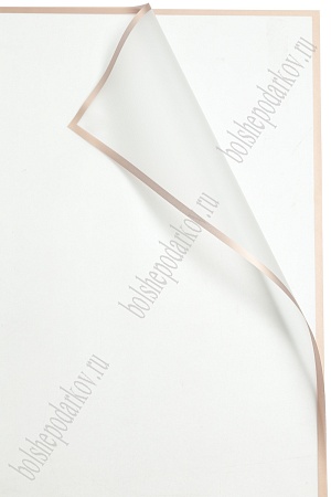 Пленка для цветов 58*58 см (20 листов) SF-7061, белый №07