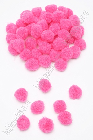 Помпоны 20 мм (100 шт) SF-1165, фукси