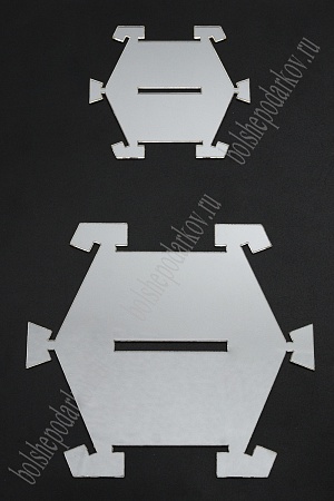Набор пластиковых шаблонов 1 мм &quot;Американский бант №1&quot;