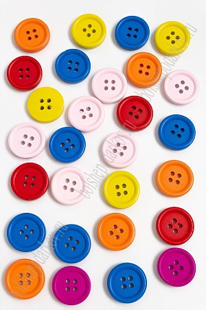 Пуговицы декоративные 20 мм (25 гр) SF-2186, ассорти