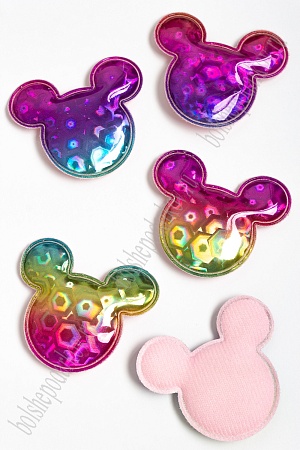 Патч голографик &quot;Мультик&quot; 5,5*6 см (10 шт) SF-2974, №9