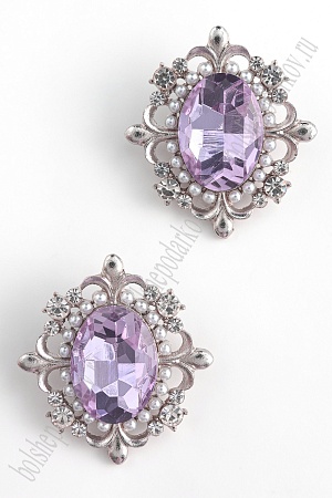 Серединка ювелирная (2 шт) SF-5956, фиолетовый №02