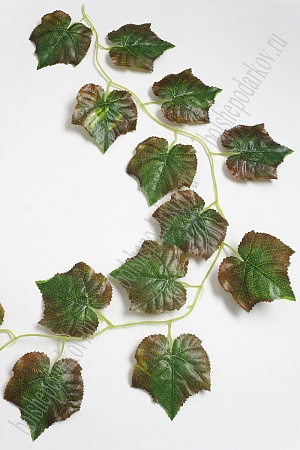 Лиана виноградная 3 м (6 шт) SF-2924, т. зеленый-коричневый