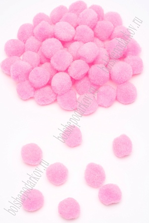 Помпоны 25 мм (100 шт) SF-1166, розовый