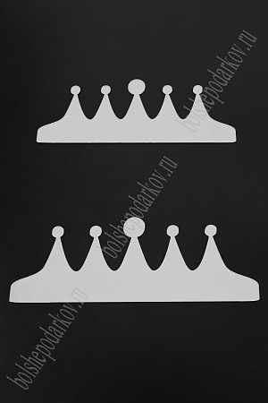 Набор пластиковых шаблонов 1 мм &quot;Корона Севера №1&quot;