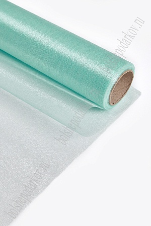 Органза 48 см*10 ярд (SF-354) аквамариновый №181