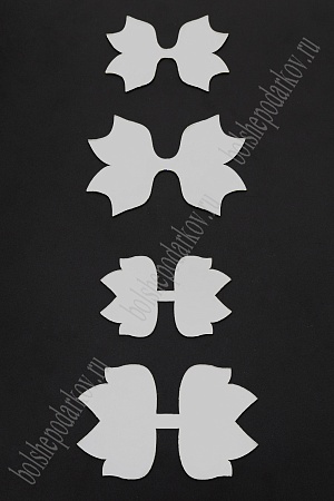 Набор пластиковых шаблонов 1 мм &quot;Набор Хвостиков №1&quot;