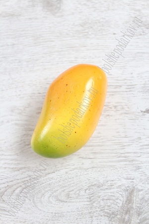 Муляж манго оранжево-зеленое