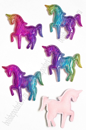 Патч голографик &quot;Единорог&quot; 6*6,5 см (10 шт) SF-2974, №5