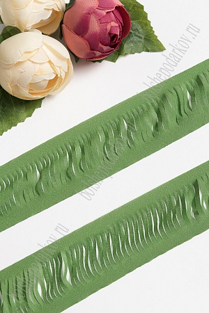 Лента шифоновая 5 см*1,4 м (5 шт) SF-5850, травяной №39