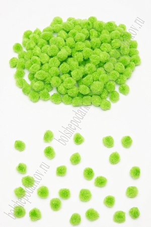 Помпоны 10 мм (200 шт) SF-1163, салатовый