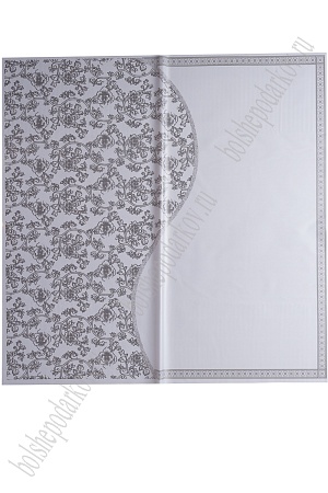 Пленка матовая для цветов &quot;Цветочный узор&quot; 58*58 см (20 шт) SF-2357, серый