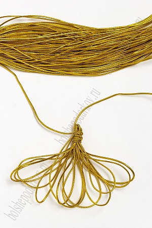 Резинка декоративная 2 мм (ВР-591) золото