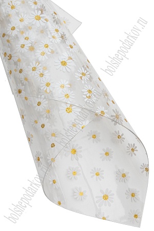 Пленка ПВХ &quot;Ромашки&quot; А4 (5 листов) SF-6053, прозрачный №6