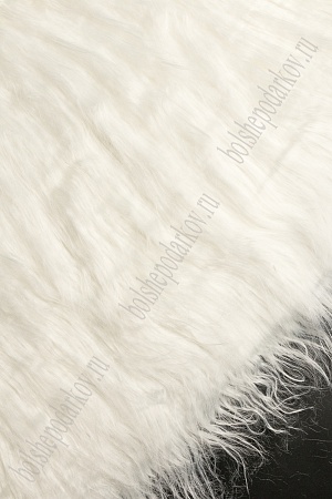 Мех искусственный длинный ворс 1,7*1 м (SF-7341) белый №2