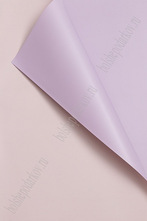 Пленка двухсторонняя для цветов 58*58 см (20 листов) SF-7067, розовый/сиреневый №031