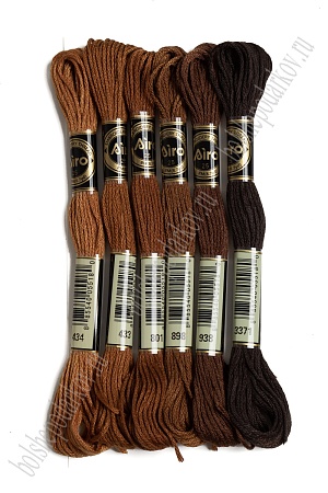 Набор ниток мулине (6 шт) SF-4104, №48