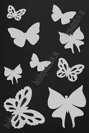 Набор пластиковых шаблонов 1 мм &quot;Бабочки №4&quot;