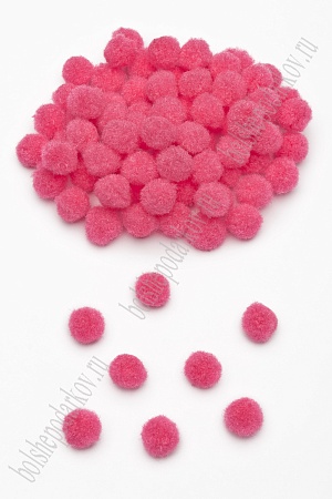 Помпоны 15 мм (200 шт) SF-1164, розовый №2
