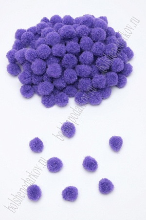 Помпоны 15 мм (200 шт) SF-1164, сиреневый