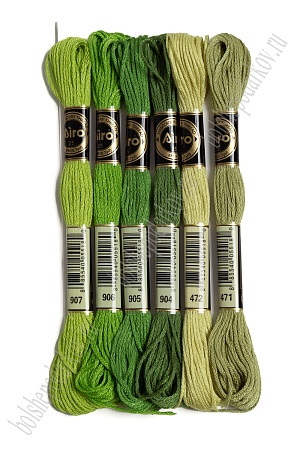 Набор ниток мулине (6 шт) SF-4104, №21