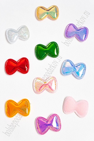 Патч глянец &quot;Бантик&quot; 3,5*2,5 см (30 шт) SF-2972, ассорти