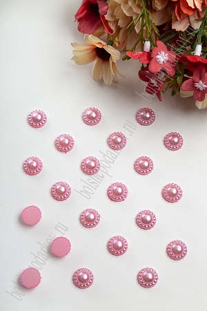 Полубусины &quot;Цветочек&quot; 12 мм, SF-430/SF-1462 (50 гр) светло-розовый №95