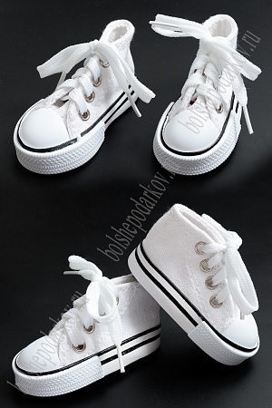 Обувь для игрушек 7,5 см &quot;Кеды&quot; (1 пара) SF-5977, белый