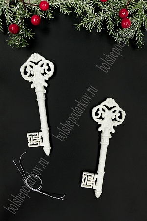 Новогодние украшения &quot;Ключики&quot; 5*14,5 см (2 шт) SF-6127