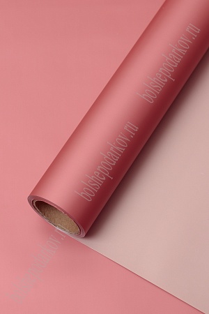 Пленка двухсторонняя для цветов в рулоне 58 см*10 м (SF-7059) пенка/бежевый №019