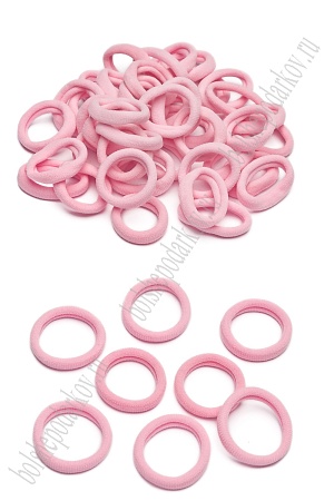 Резинки бесшовные для волос &quot;Premium&quot; 3 см (80 шт) SF-7340, светло-розовый №8102